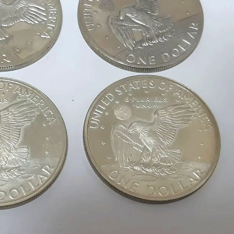 リ*)様 アメリカ1ドル硬貨 アイゼンハワー・ダラー 1971年・1972年 4