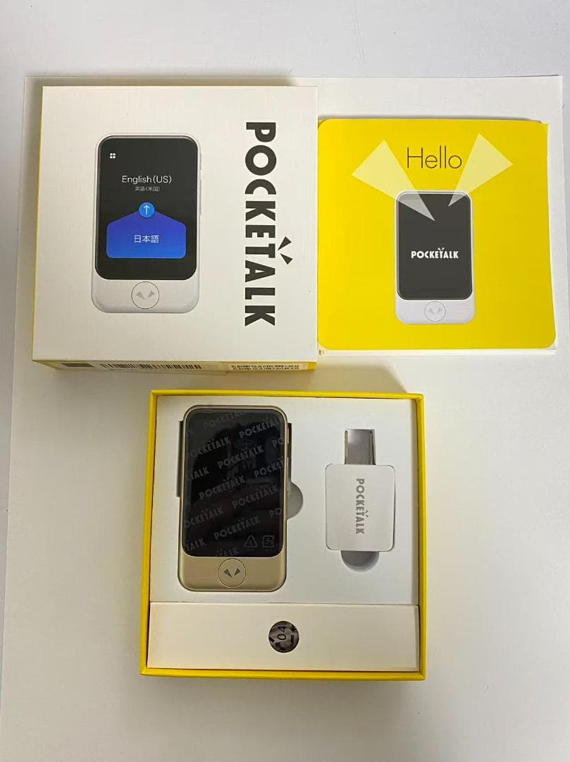 棚 AI翻訳機 POCKETALK グローバル通信2年付70言語以上対応