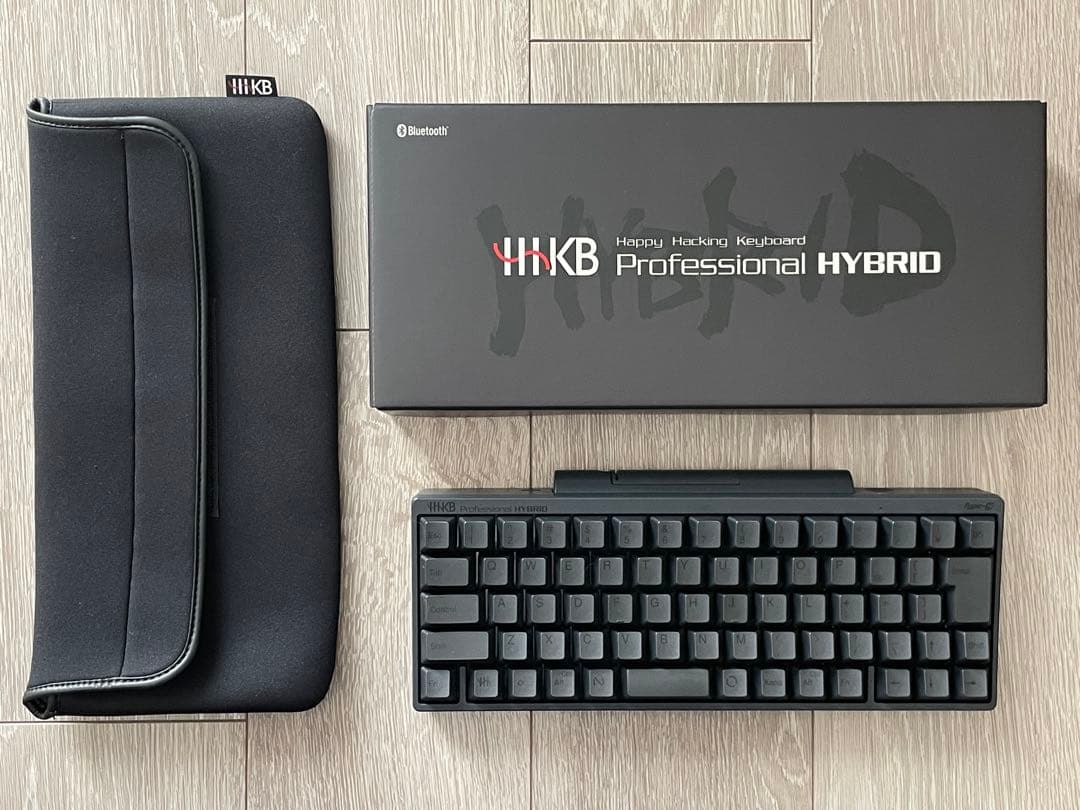 HHKB HYBRID Type-S 日本語配列／墨+スマートケース2 セット