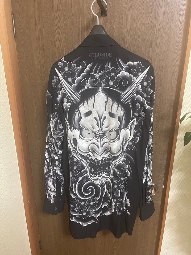 WILDSIDE × 龍が如くスタジオ Rayon Shirt (般若)