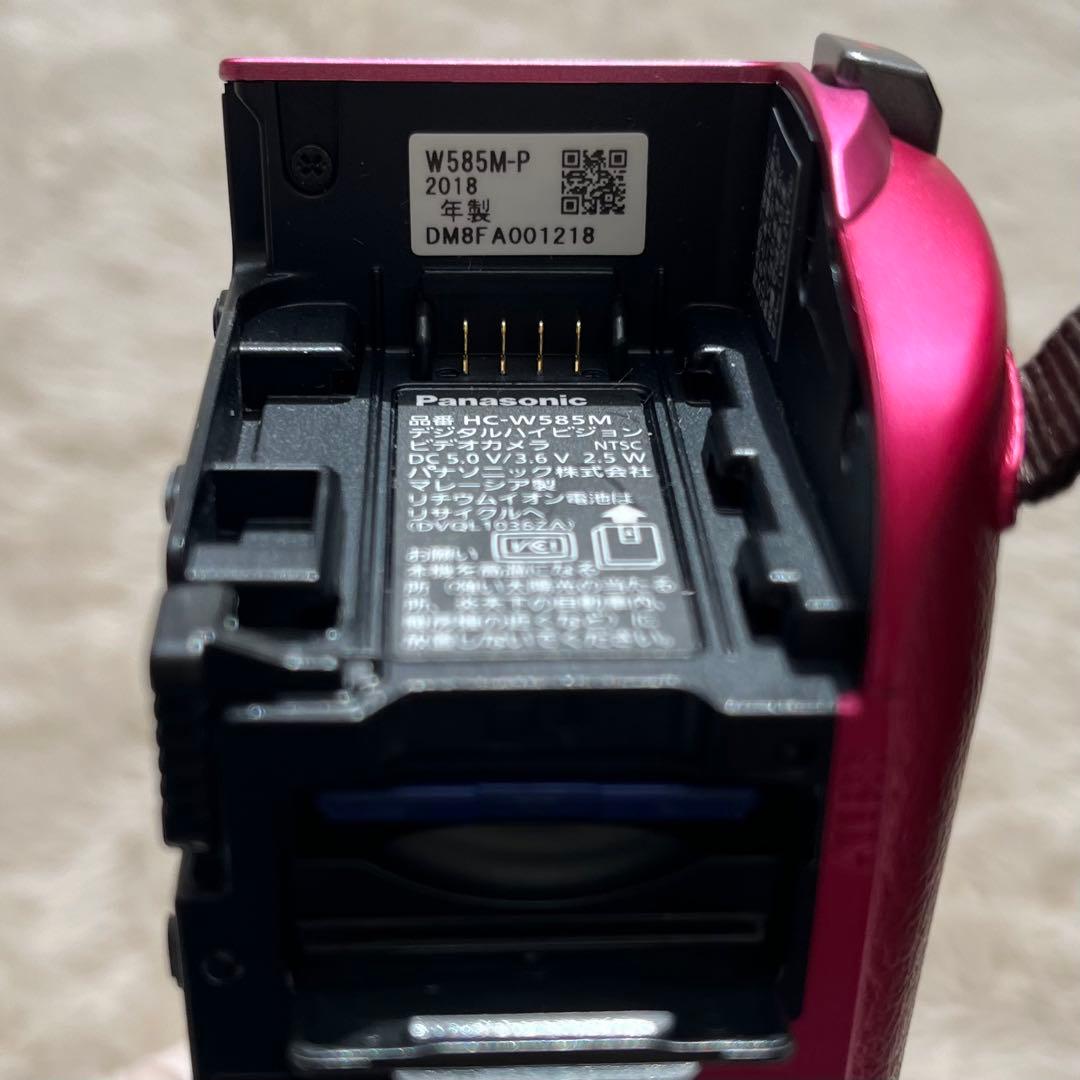 Panasonic HC-W585M ビデオカメラ 64GB内蔵 ピンク