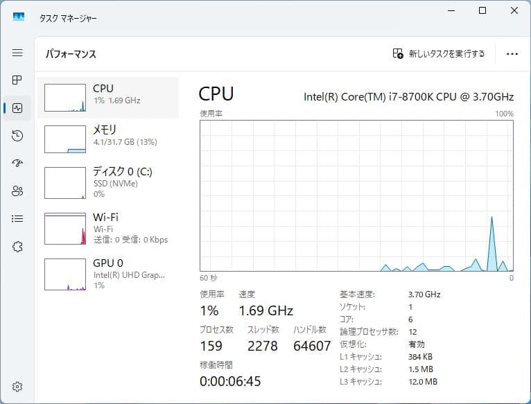 ミニPC H310M-STX + i7-8700k