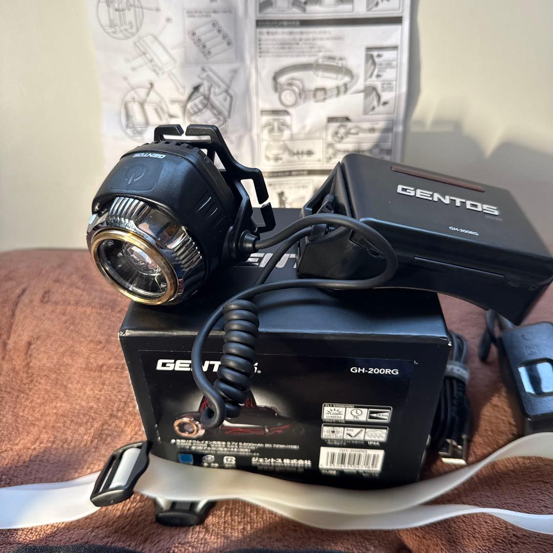 GENTOS GH-200RG ヘッドランプ