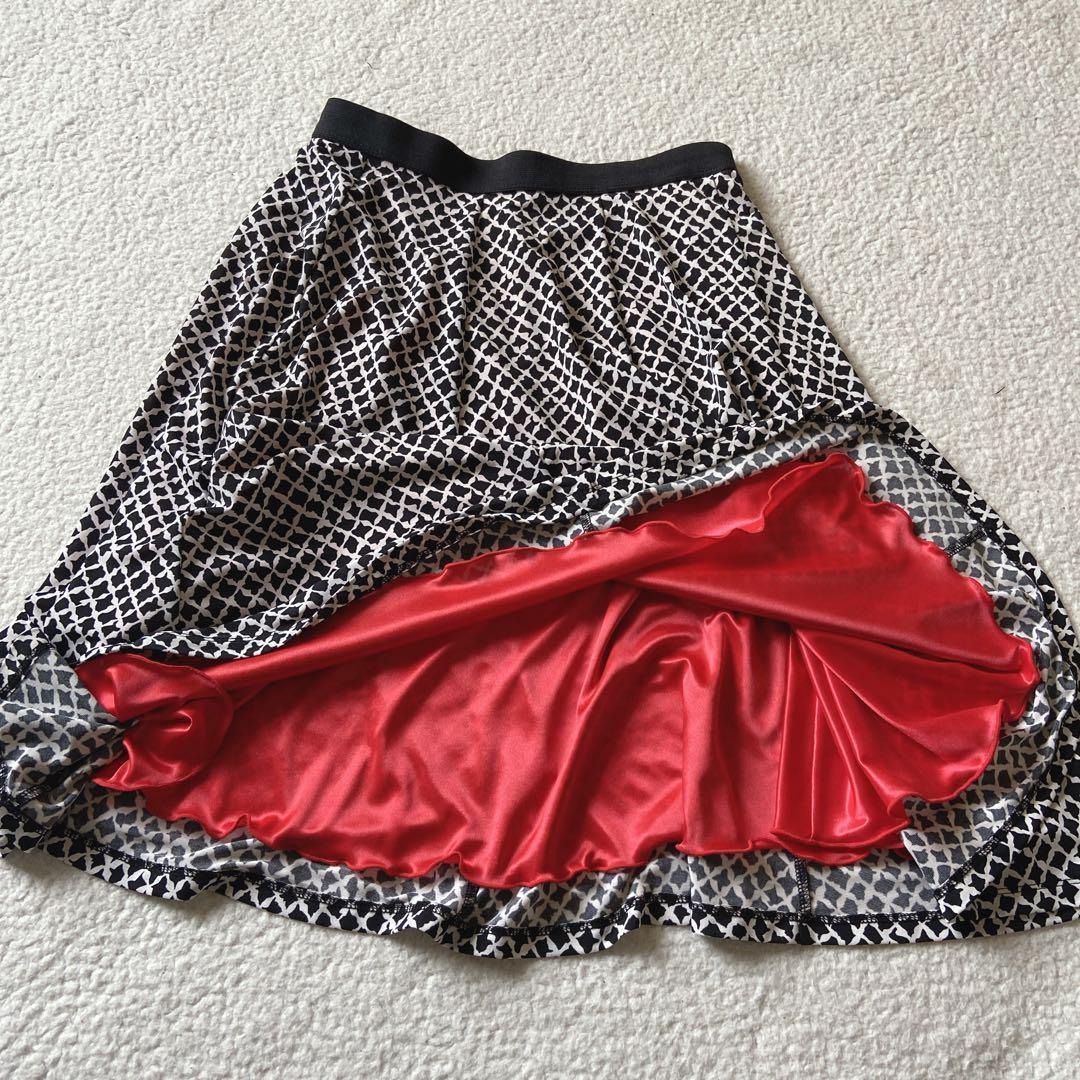 美品！レジィーナロマンティコ　スカートスーツ　チェック　黒白　36 ストレッチ