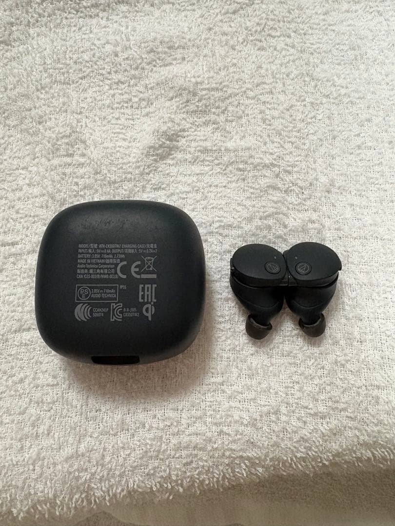 美品！audio-technica ワイヤレスイヤホン ATH-CKS50TW2