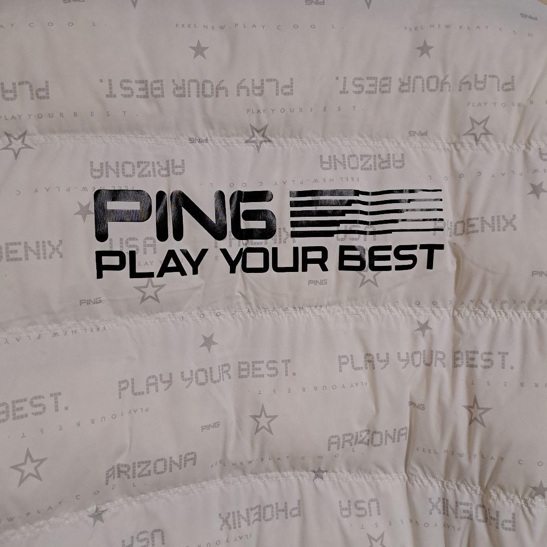 本日終了！新品タグ付き12800PING ホワイト ダウンジャケット