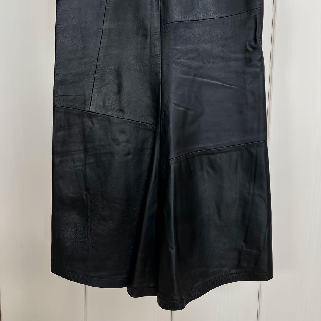 JUNYA WATANABE 00AW 再構築 シープレザー ロングスカート