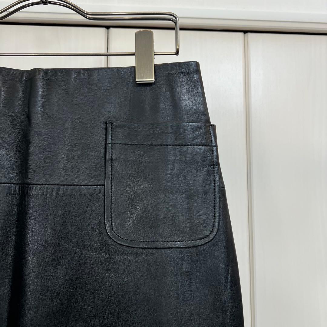 JUNYA WATANABE 00AW 再構築 シープレザー ロングスカート