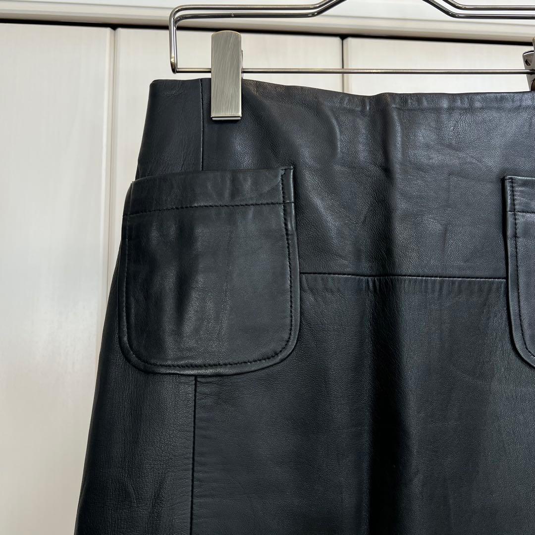 JUNYA WATANABE 00AW 再構築 シープレザー ロングスカート