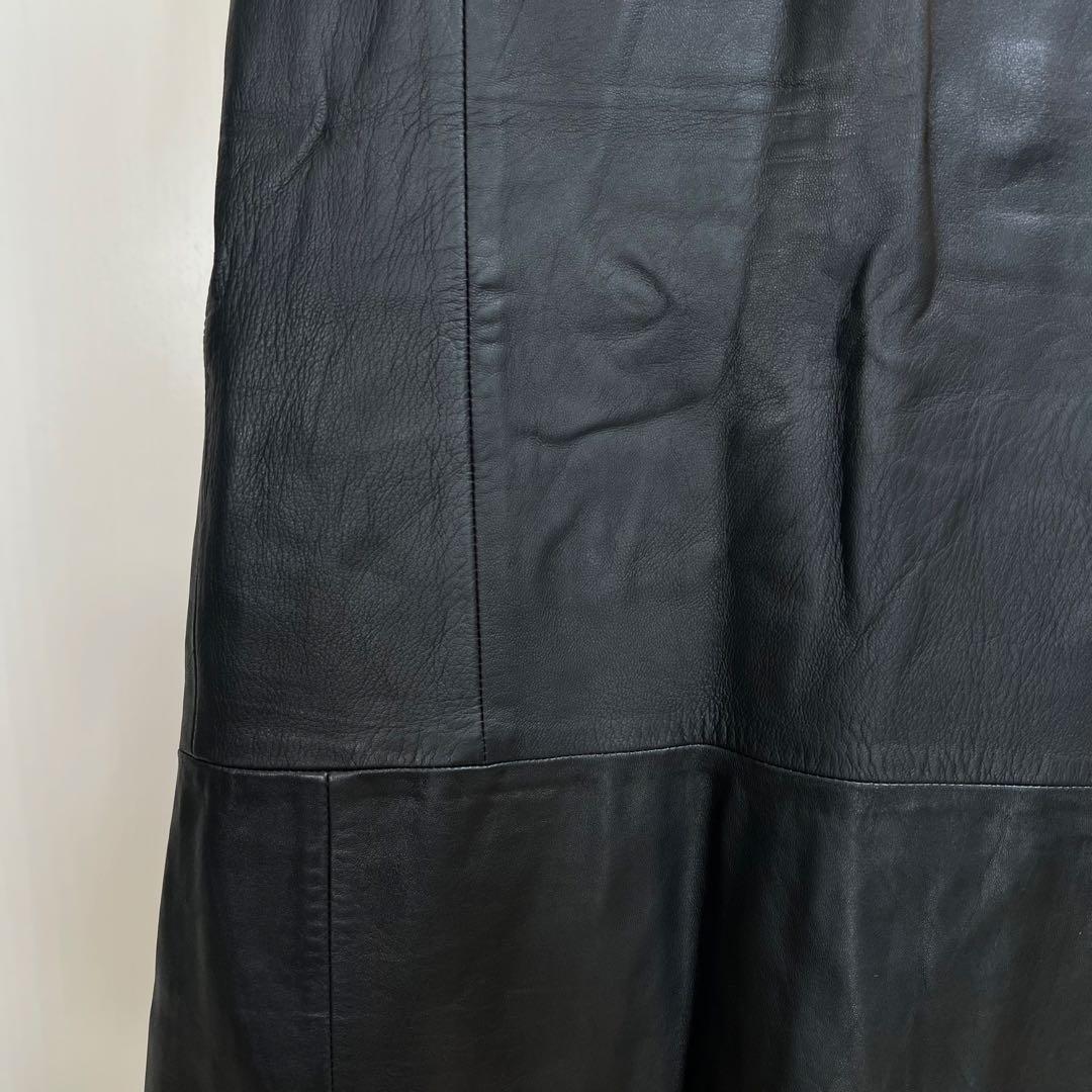 JUNYA WATANABE 00AW 再構築 シープレザー ロングスカート