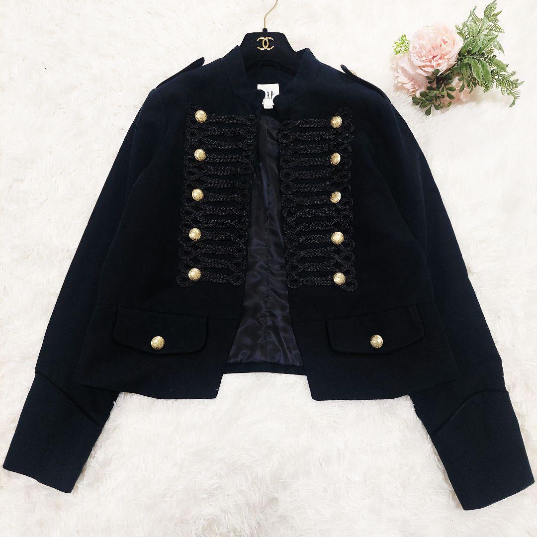 極美品 GAP ギャップ ナポレオン ジャケット 金ボタン 希少サイズ L