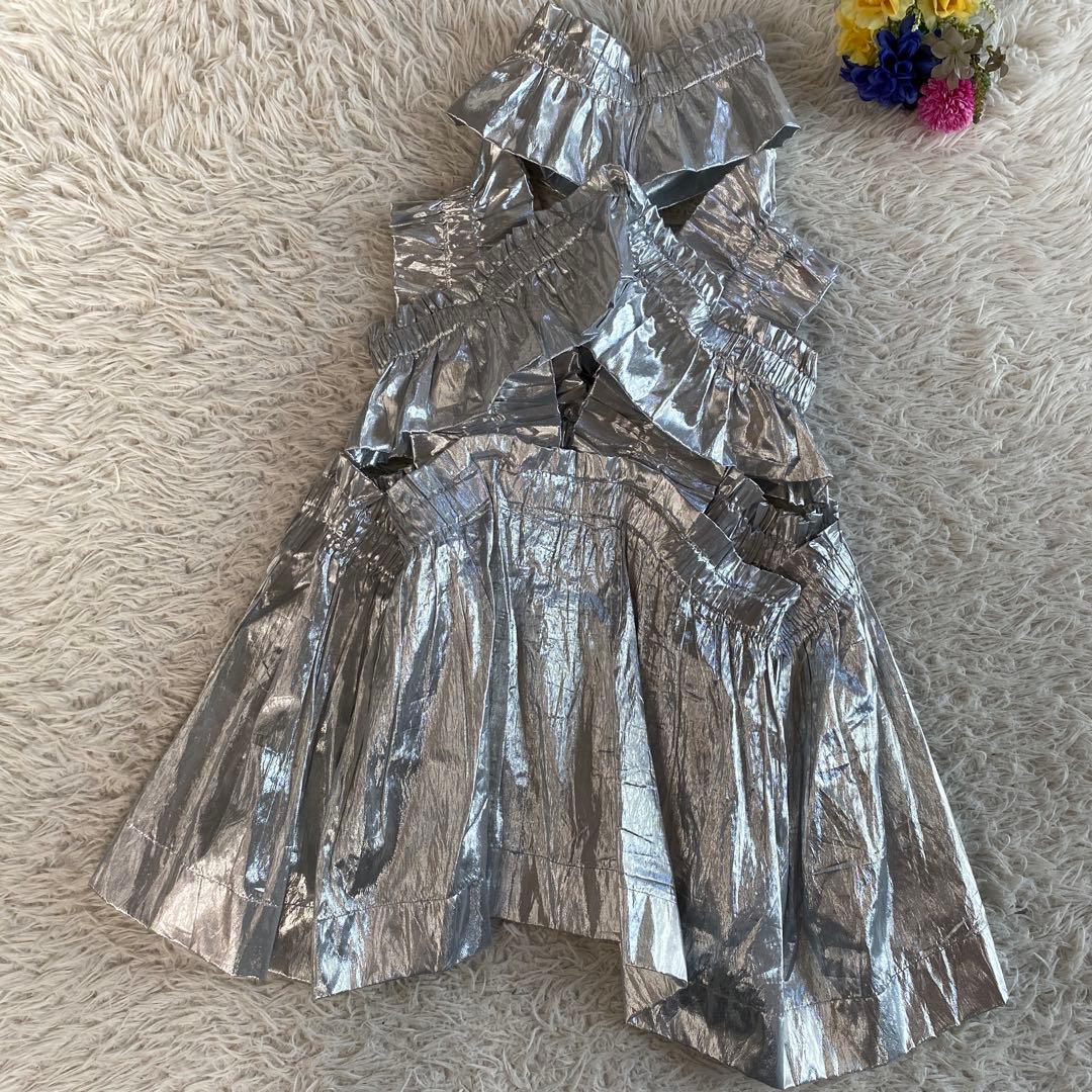 HOUGA ホウガ キキフリルドレス kiki frill dress スカート