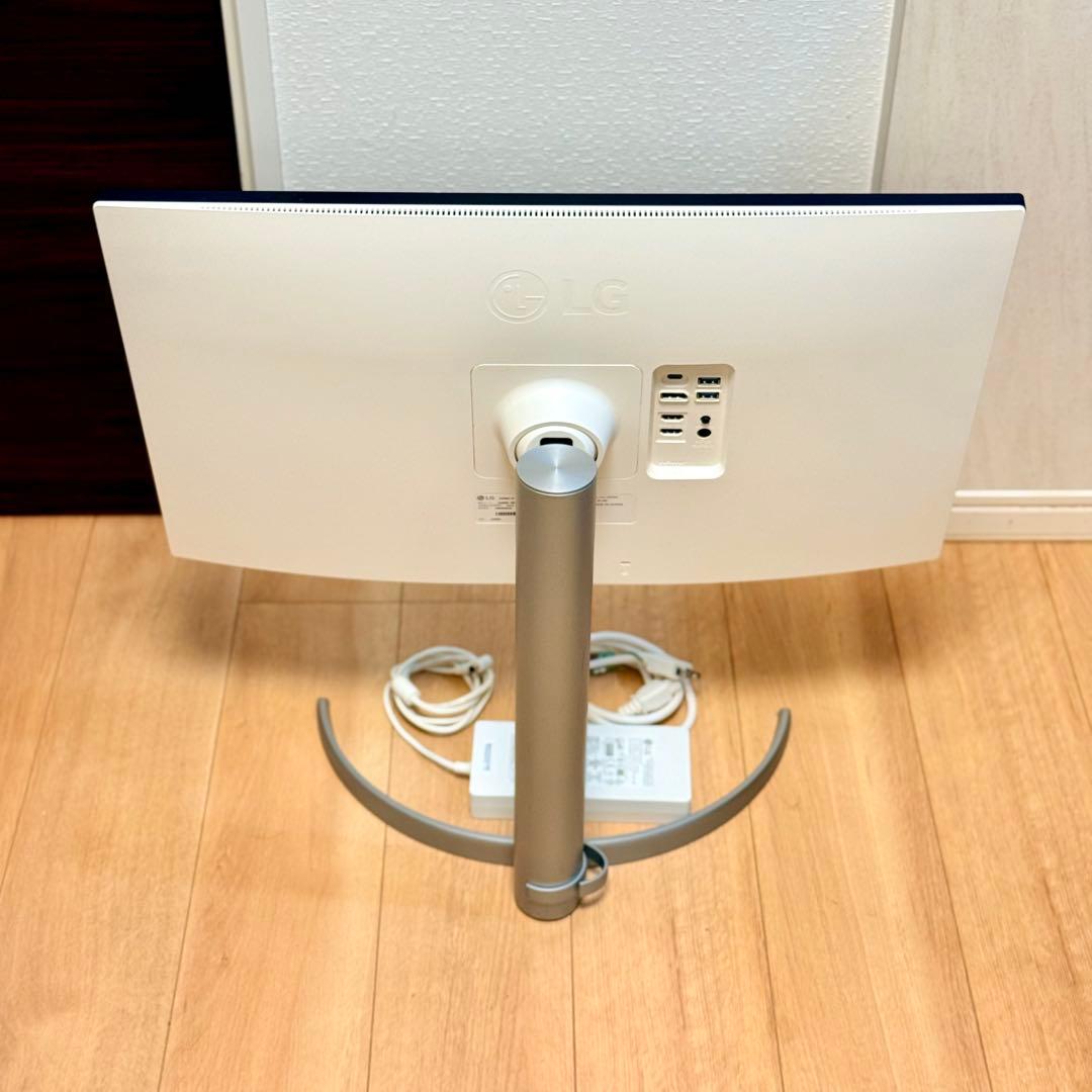 即購入可: LG 27UP850-W 27インチ 4Kモニター 動作品