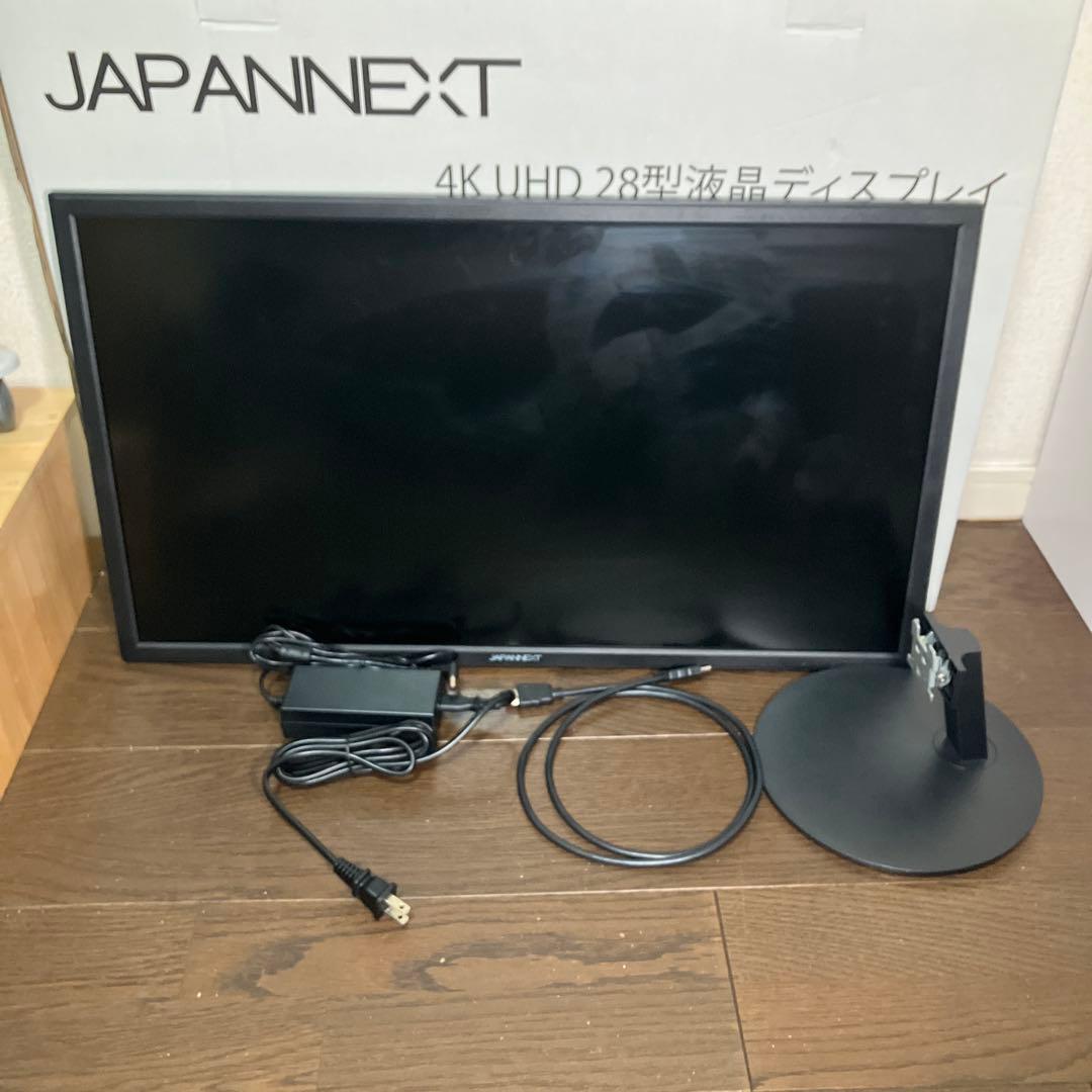 JAPANNEXT 4K UHD 28型液晶ディスプレイ 本体