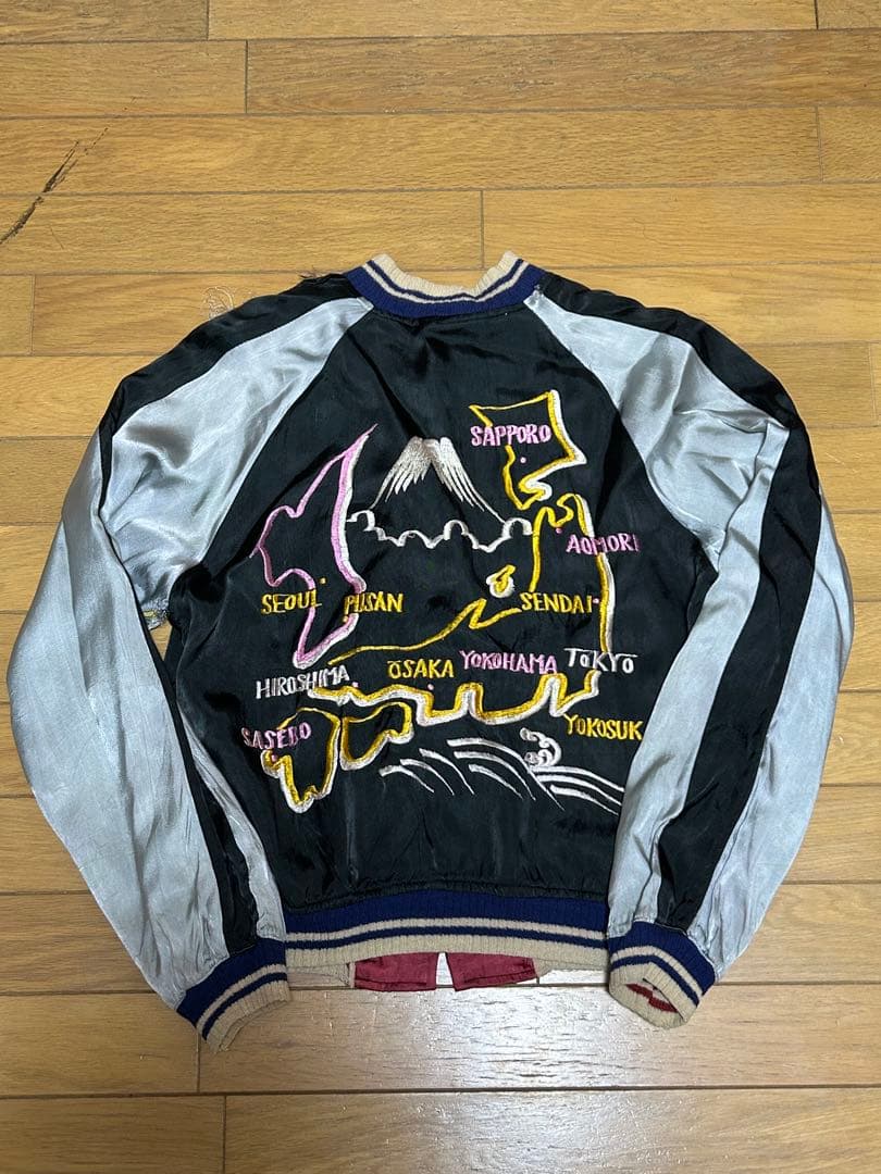 50s reversible souvenir jacket 綿なし