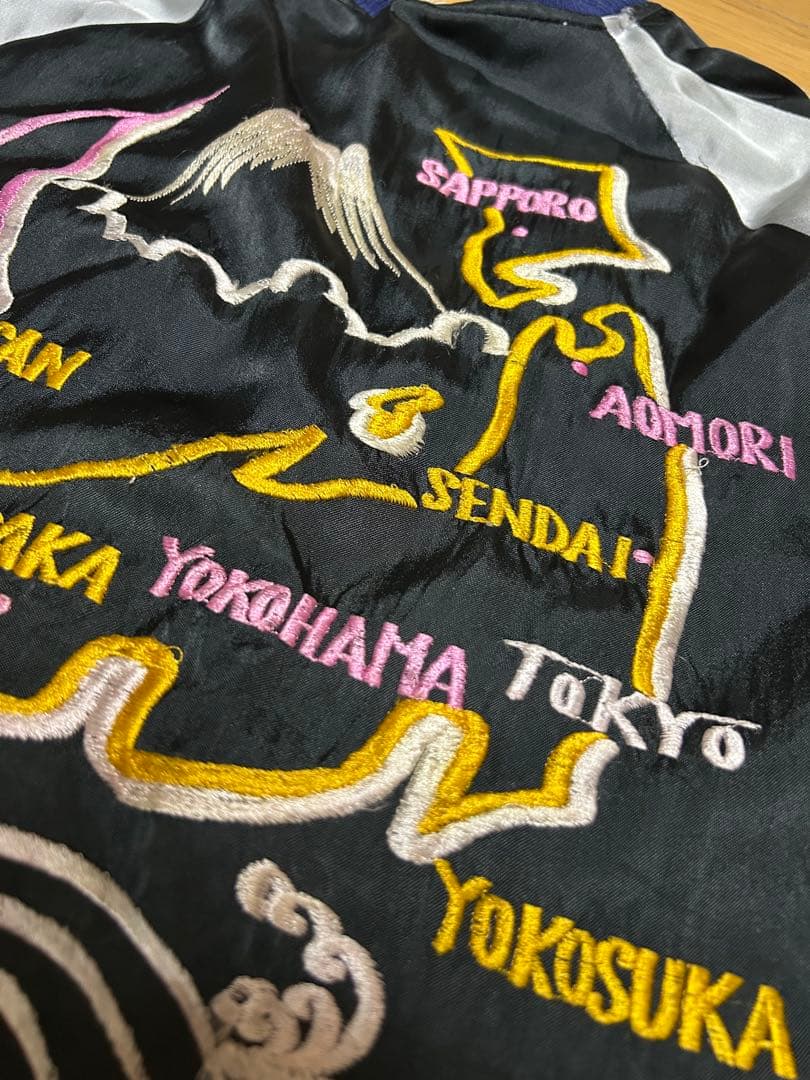 50s reversible souvenir jacket 綿なし