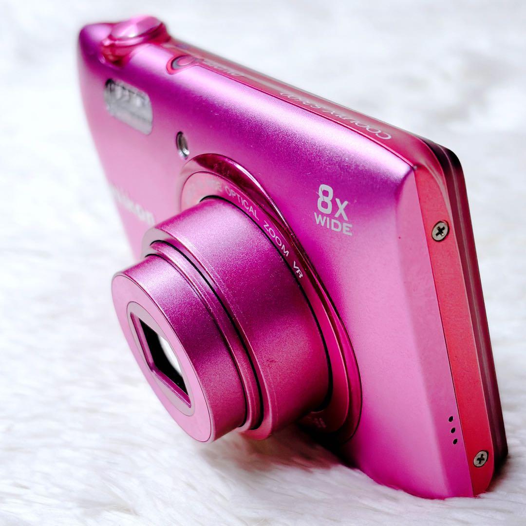 【外観極美品】ニコン Nikon クールピクス COOLPIX S3600ピンク