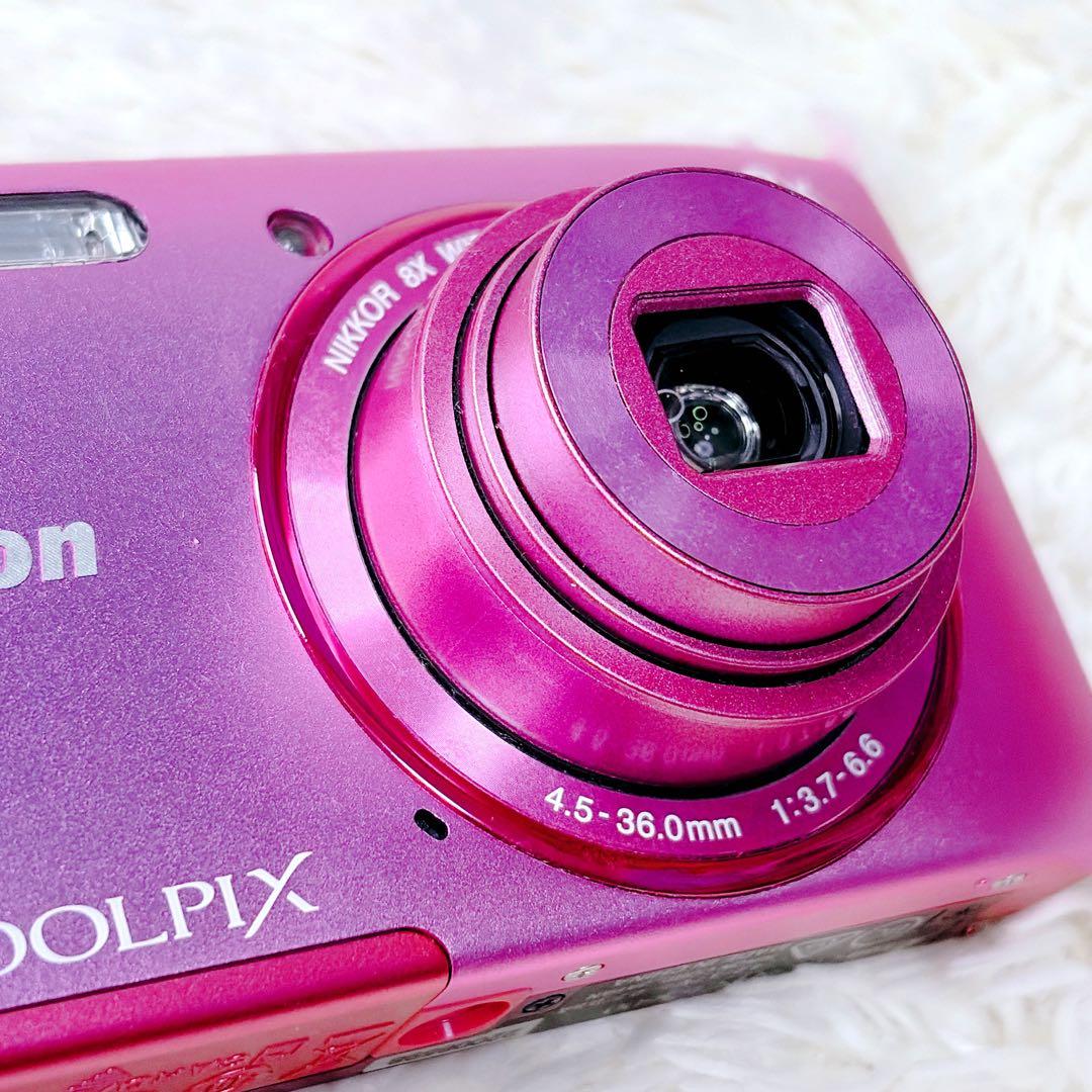 【外観極美品】ニコン Nikon クールピクス COOLPIX S3600ピンク