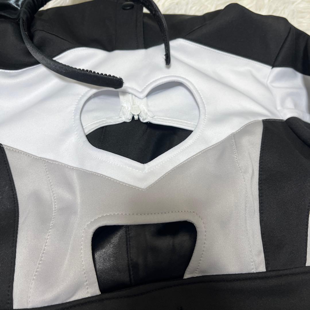 バニーガール コスプレ衣装 グレー ブラック マリームーン スポーティー