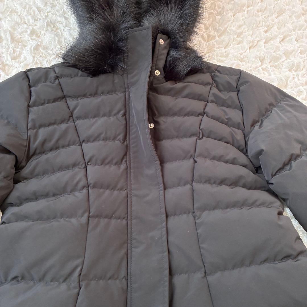 Darich レディミディダウンコート　Ｓ黒　ベルト欠品