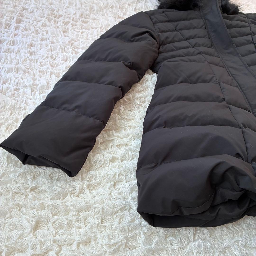 Darich レディミディダウンコート　Ｓ黒　ベルト欠品