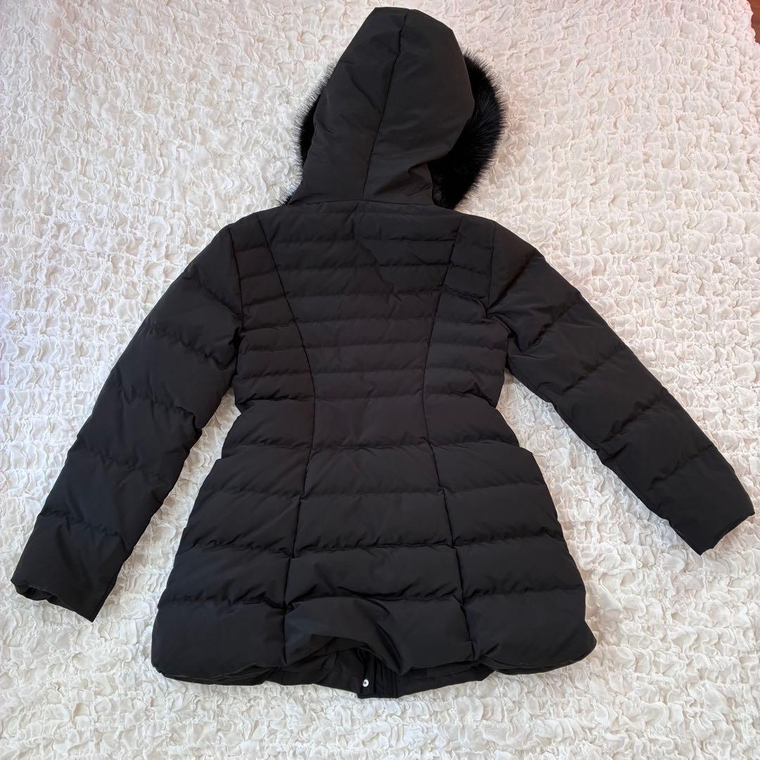 Darich レディミディダウンコート　Ｓ黒　ベルト欠品