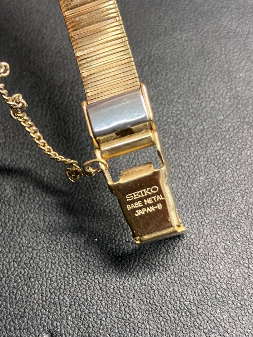 新品電池！SEIKO セイコー ゴールド オクタゴン 腕時計 1400-5480