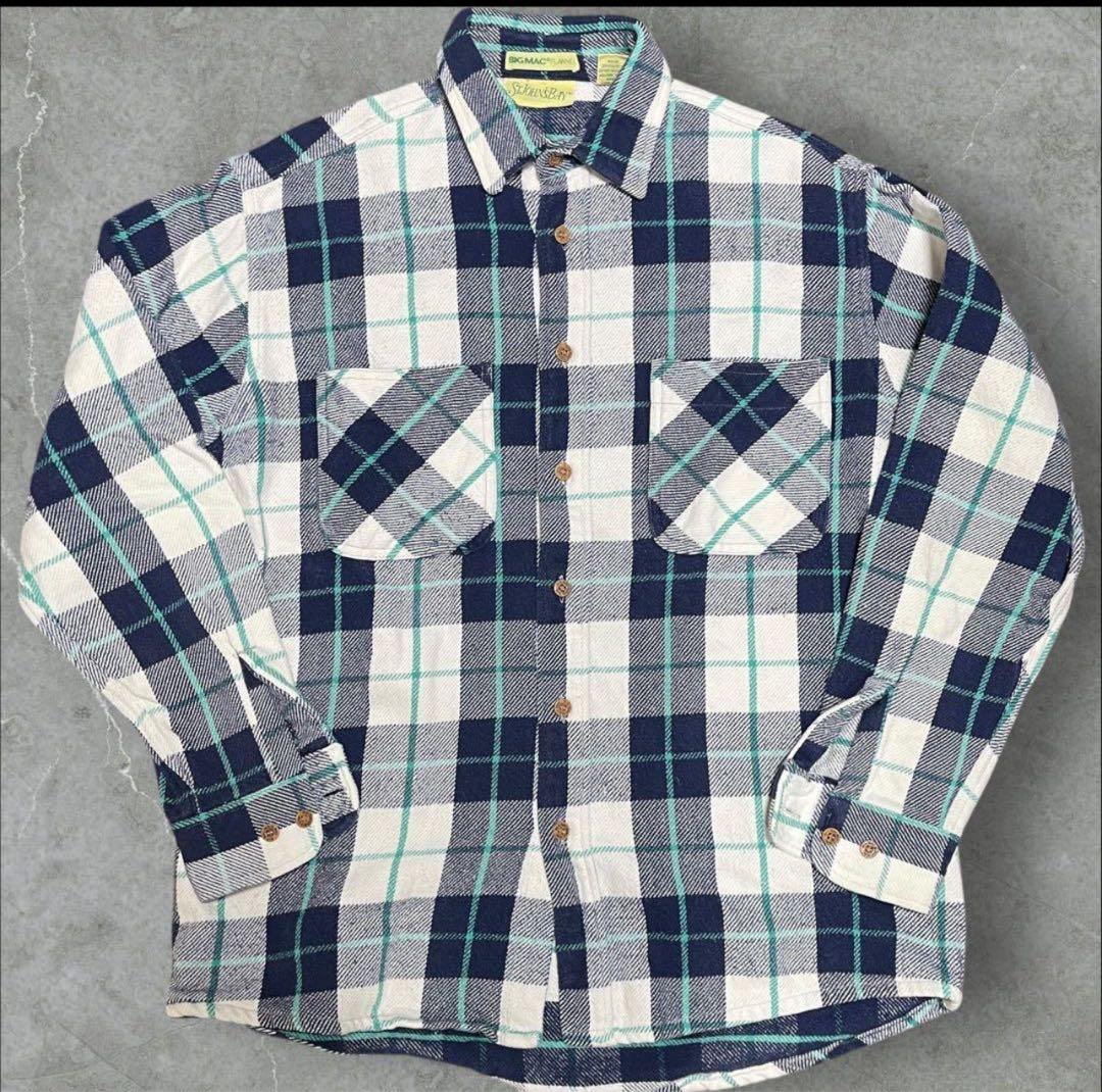 80s STJOHNSBAY ビッグマック 好配色 サイズ感◯ ネルシャツ