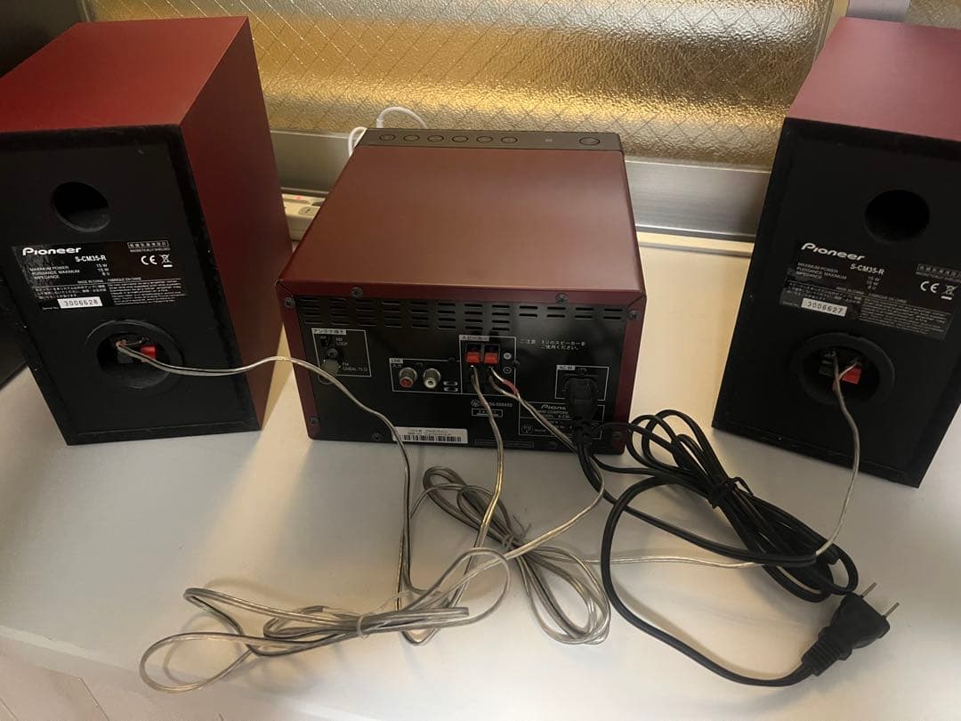 Pioneer X-CM35BT-R ミニコンポ