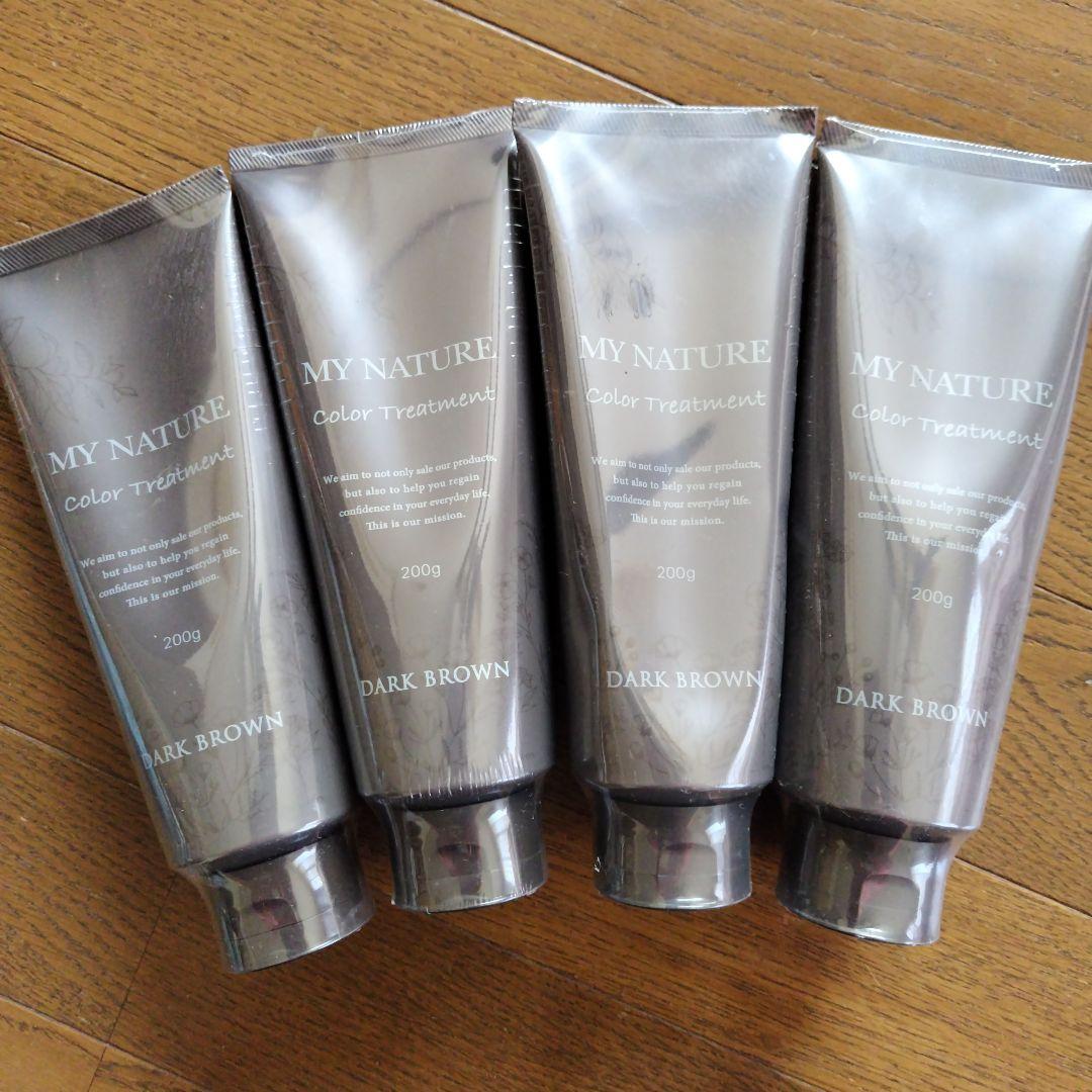 マイナチュレ カラートリートメント ダークブラウン 4本