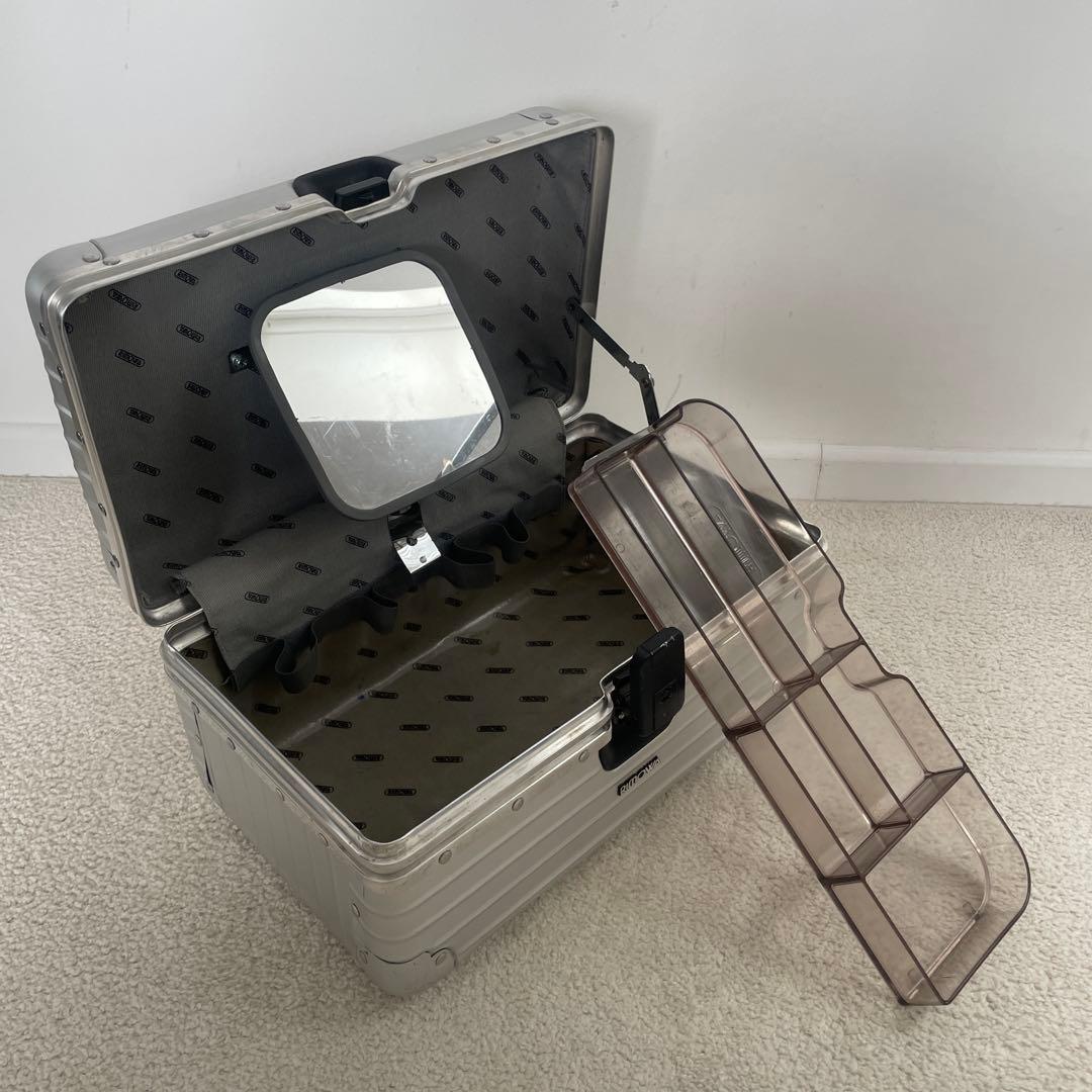 希少 RIMOWA Opal/オパール ビューティケース 19L アルミニウム