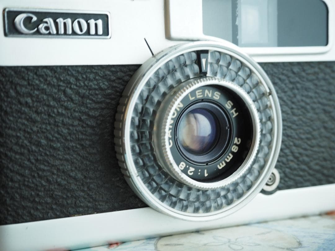 整備済 キヤノン Canon Demi EE28 ハーフフィルムカメラ