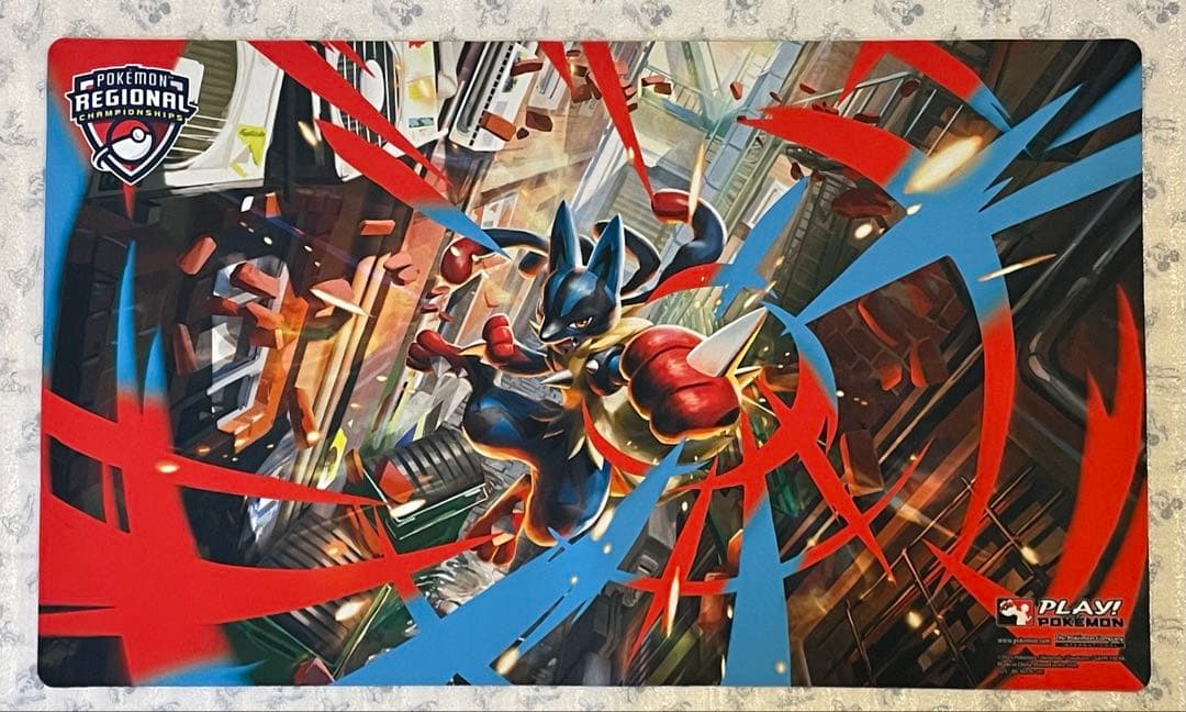 希少 メガルカリオ リージョナル プレイマット ポケモンカード 公式品 ②