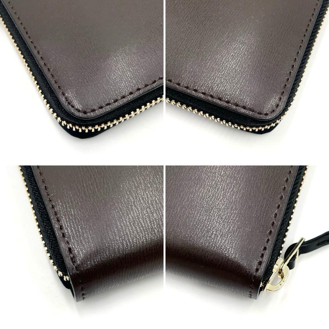 【未使用・保管品】Paul Smith ラウンドファスナー 長財布 焦茶