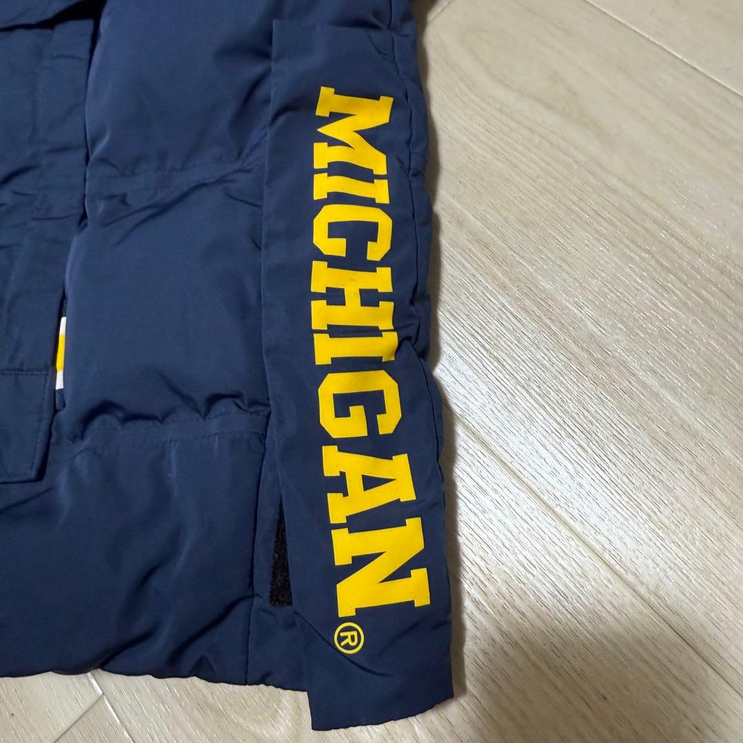 【美品】Nike NCAA ミシガン大学 ジョーダンハーフジップベスト