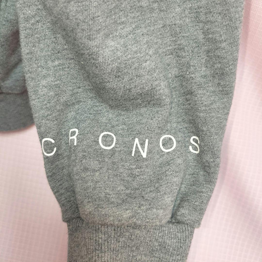 24年製 CRONOC クロノス オーバーサイズジップアップ パーカー グレー