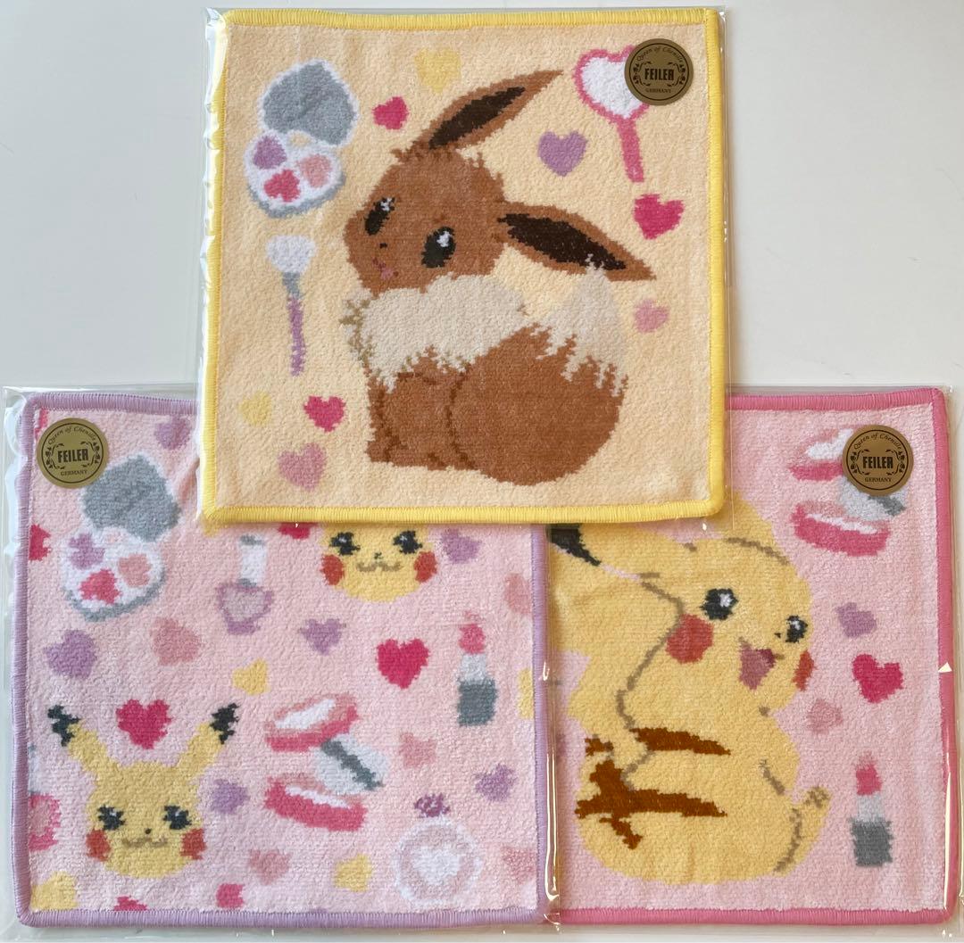ラブラリー バイ フェイラー ポケモン ラブリーコスメ ハンカチ 3枚セット