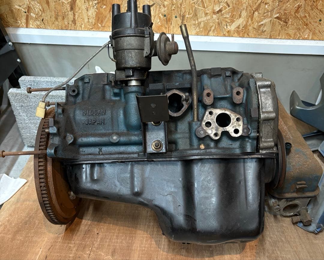 A型エンジン　サニトラ　サニー　A12 エンジン　本体　引き取り限定