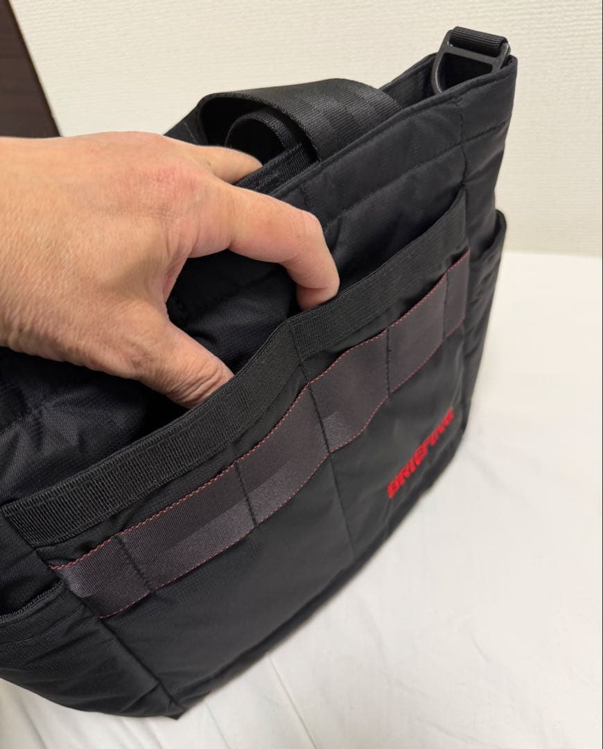 BRIEFING ブラック トートバッグ　3度程度使用