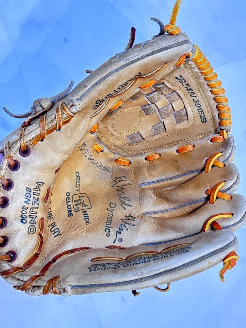 【希少・ビンテージ品】ミズノ ワールドウィン 一般軟式用グローブ