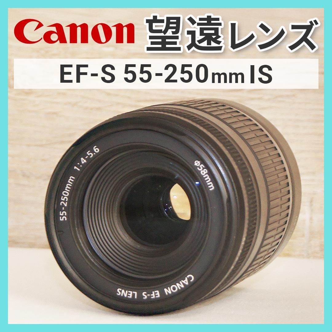 キャノン EF-S 55-250mm IS⭐️望遠レンズ✨canon 美品