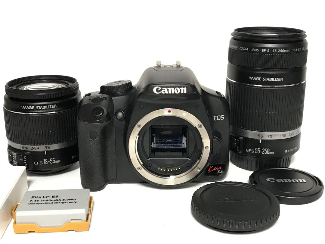 Canon EOS Kiss X2　ショット数830回　ダブルレンズ　#9432