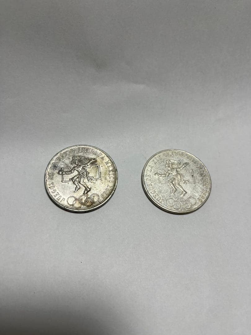 メキシコオリンピック記念硬貨25ペソ　1968年 2枚