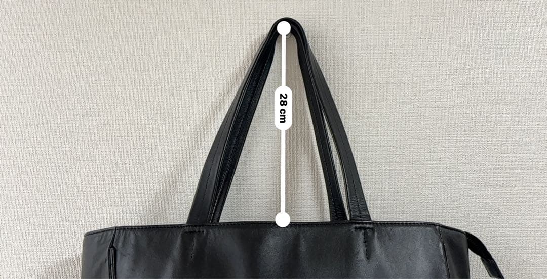 UNITED ARROWS レザートートバッグ ブラック