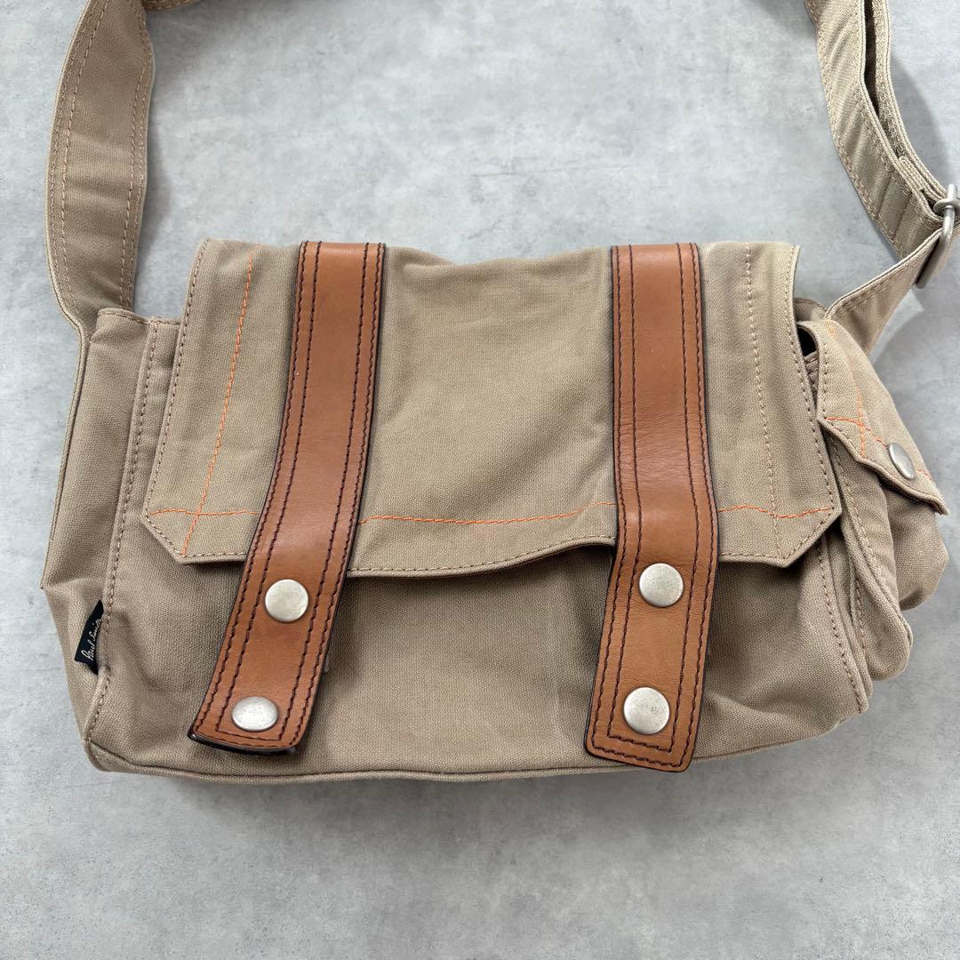 ポールスミス ショルダーバッグ メッセンジャーバッグ vintage カーキ