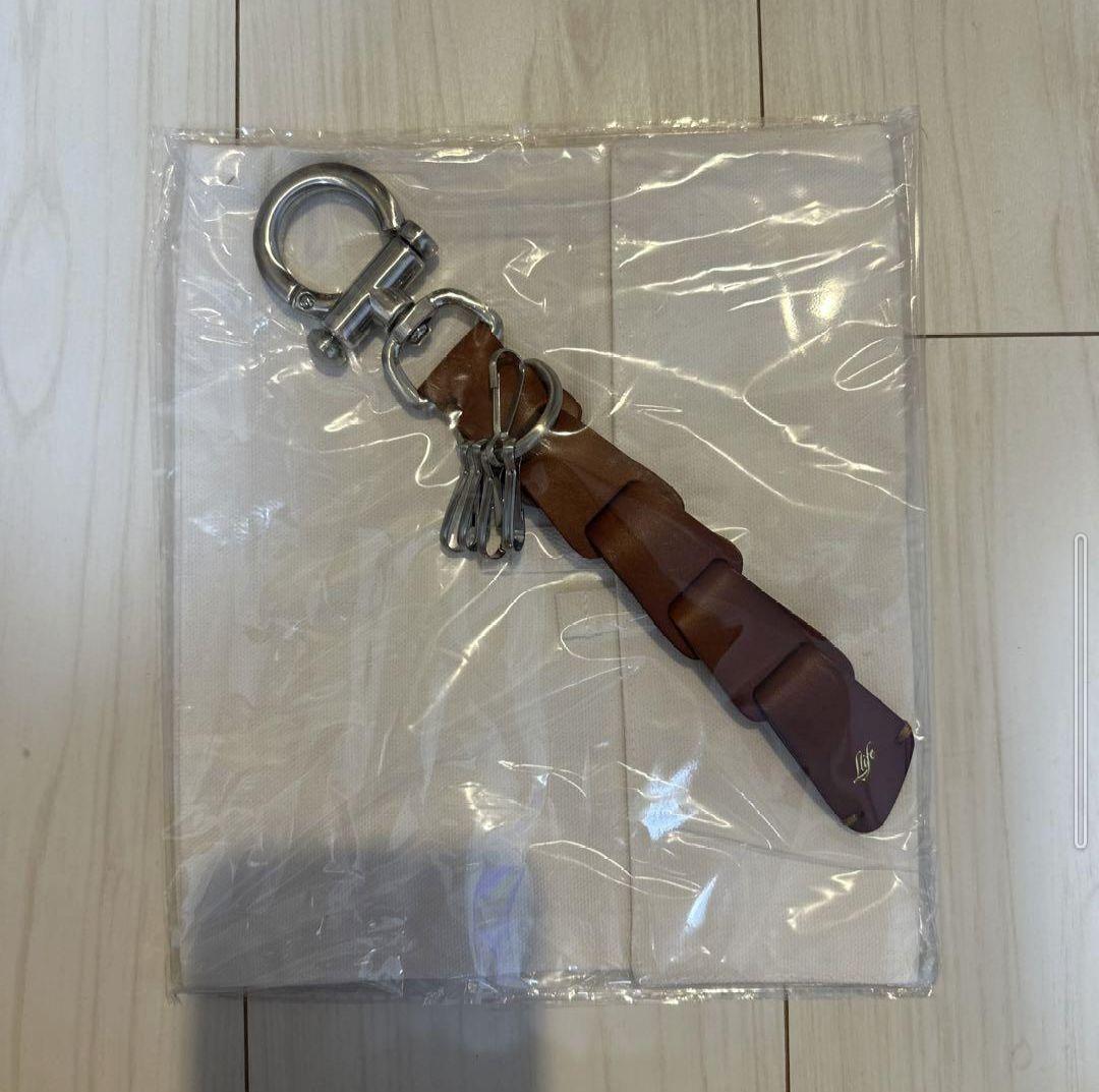 リドム lidnm Llife LEATHER KEY CHAIN SIENNA