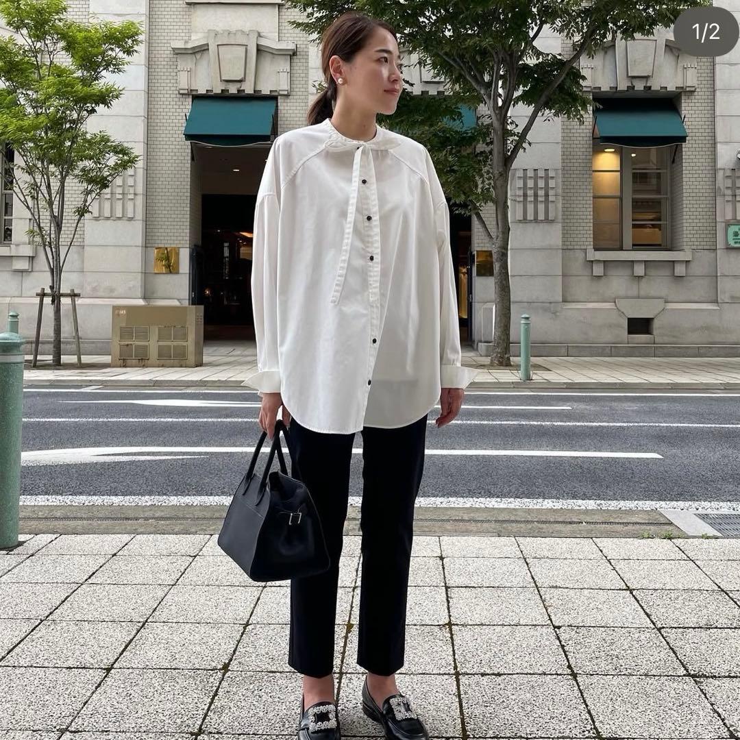 ★お値下げ★美品★人気商品★OHGA オーガ　ボウタイブラウス