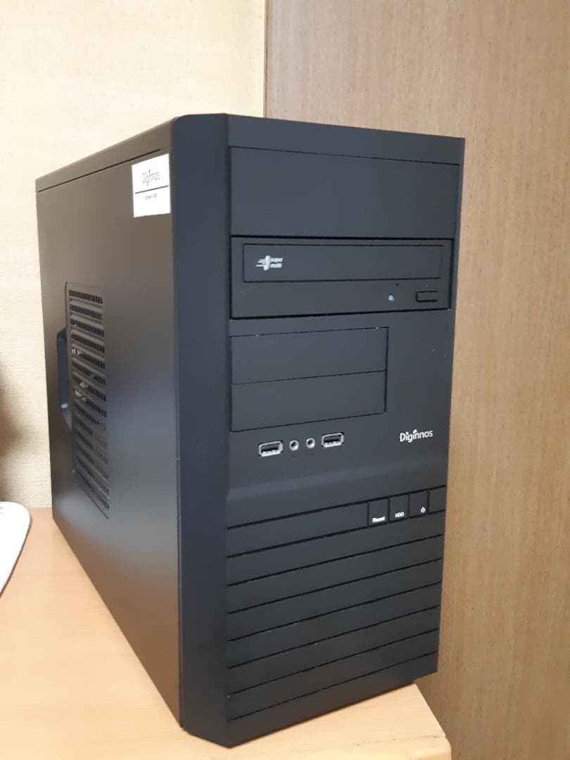 自作PC　RYZEN5 1600・8GB・128GB・GTX750Ti