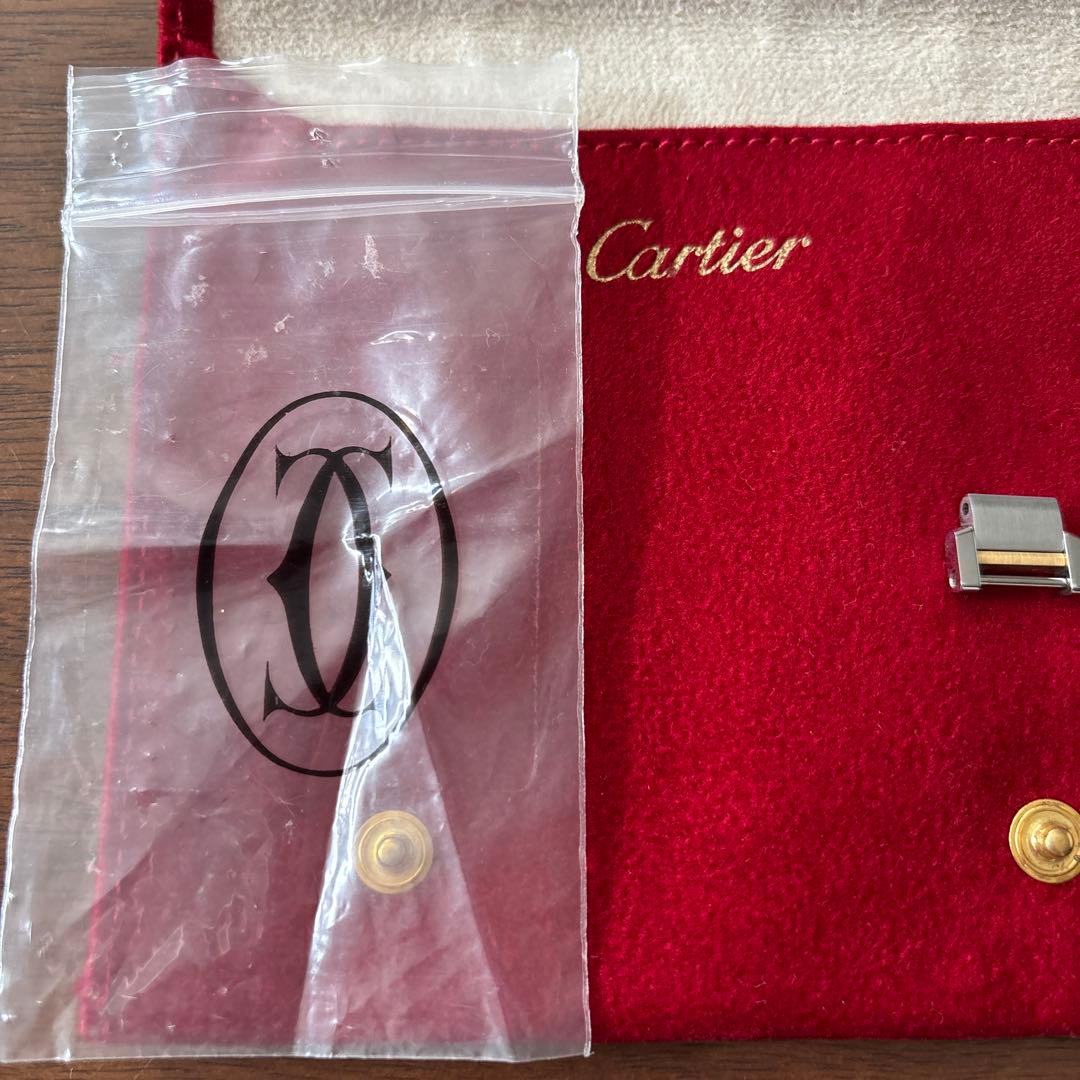 新品未使用品　カルティエタンクフランセーズk18コンビSMコマ