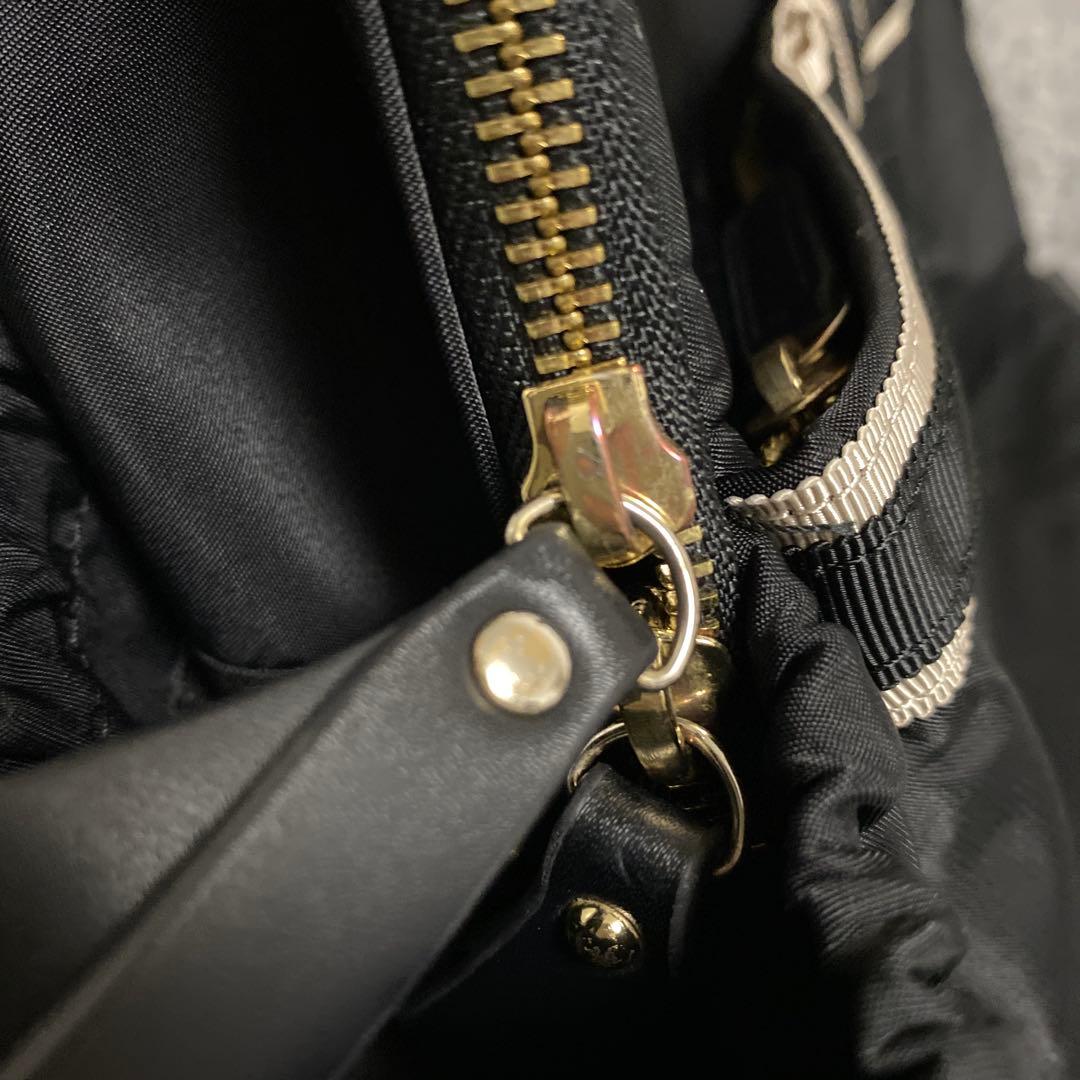 美品　トッカ　バッグパック　リュック　黒